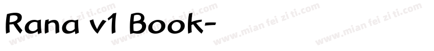 Rana v1 Book字体转换
